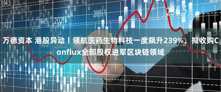 万德资本 港股异动丨领航医药生物科技一度飙升239%，拟收购Conflux全部股权进军区块链领域