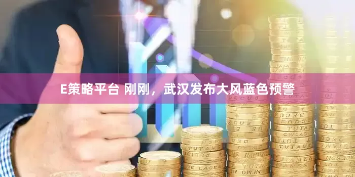 E策略平台 刚刚，武汉发布大风蓝色预警