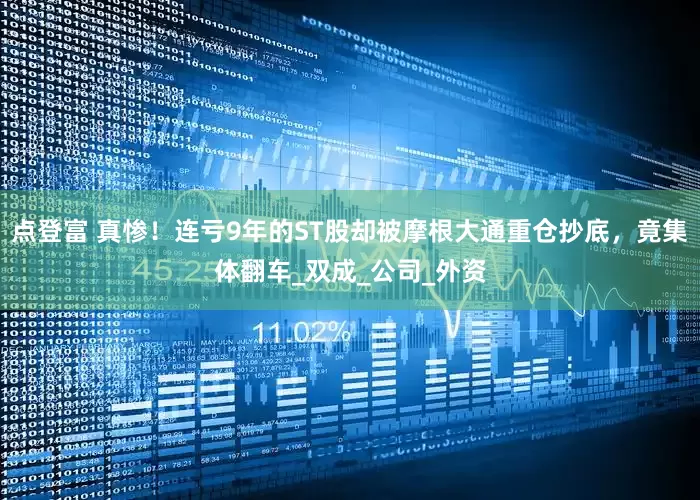 点登富 真惨！连亏9年的ST股却被摩根大通重仓抄底，竟集体翻车_双成_公司_外资