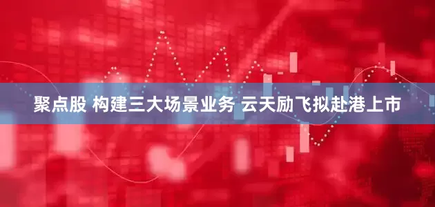 聚点股 构建三大场景业务 云天励飞拟赴港上市